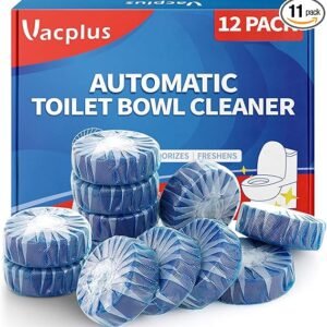 Vacplus Automatic Toilet Bowl Cleaner Tablets, Bathroom Toilet Tank Cleaner