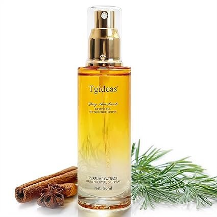 Tgideas Hair Oil Spray -For Dry Hair, Curly Hair, Detangling, Styling and Moisturizing- for Women & Men